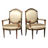 Pair of Art Deco Armchairs by Paul Follot