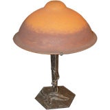 Antique Muller Freres 
Serva Table Lamp