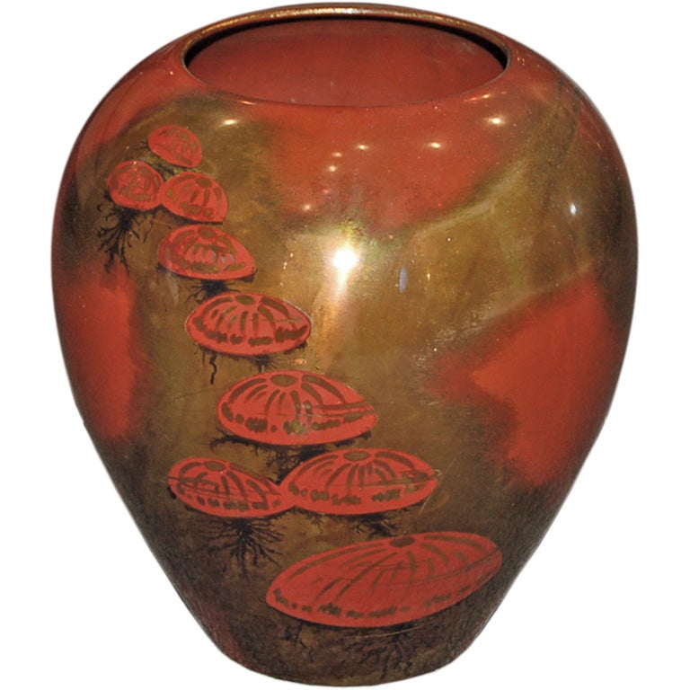 WMF Ikora Metal Vase For Sale