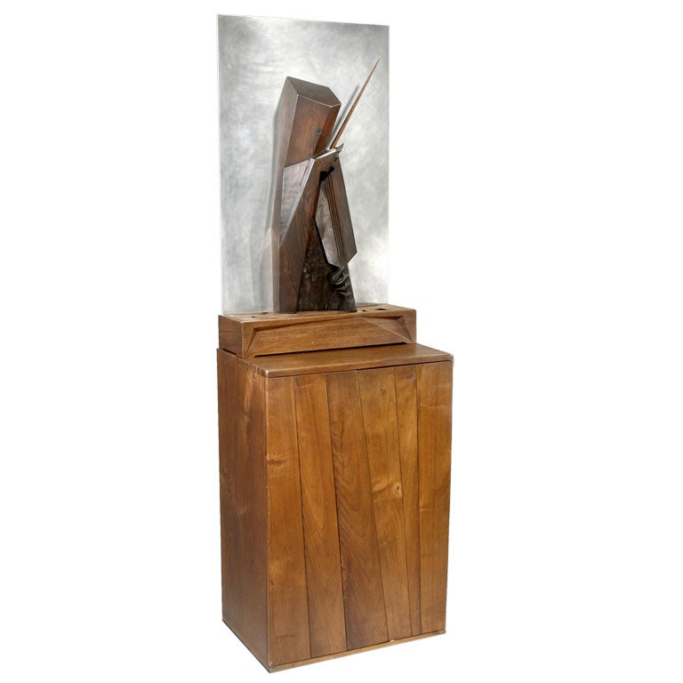 "Pizzicato" w/light box & cabinet by Wharton Esherick, 1931 For Sale