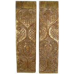 Pair of Carved Giltwood Doors/Panels