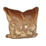 Pair of Antique Embroidered Pillows