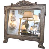 Italian Silverleaf Vanity Mirror C. 1930