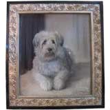 Fine Pastel of Dog C. 1956