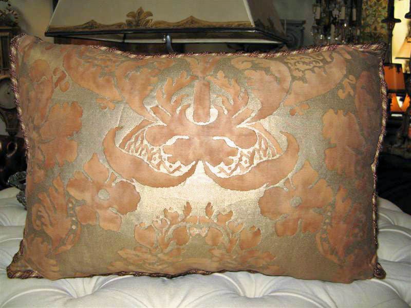 Pair of Sumptuous Fortuny "Vivaldi" Pillows