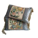 Pair of 18th C. Aubusson Pillows