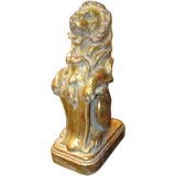 Italian Carved Giltwood Lion Circa 1900's