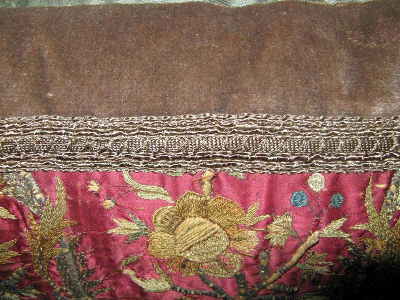 18th C Metallic and Silk Embroidered Pillows In Good Condition In Los Angeles, CA