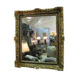 19th C. French Giltwood Carved Framed  Mirror