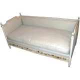 Antique Continental Painted Daybed C. 1920
