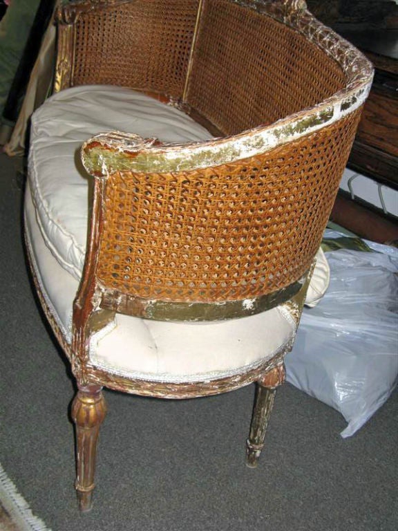 20th Century 1920's French Cane Settee