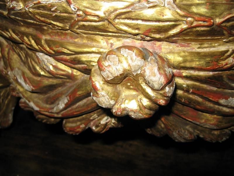 Italian Style Carved Giltwood Stool 4