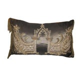 18th C. Italian Metallic Embrodiered Pillow