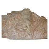 Carved Italian Figural Architectual Placque