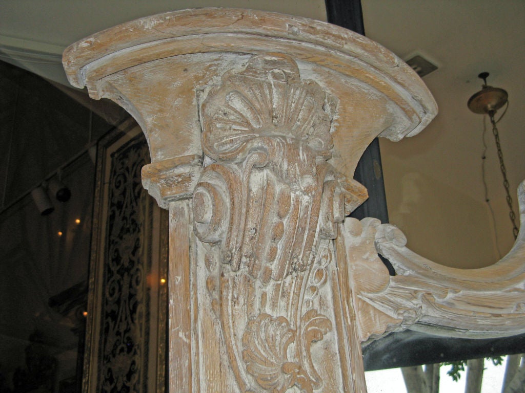 Grand Scale Carved Italian Mirror 1