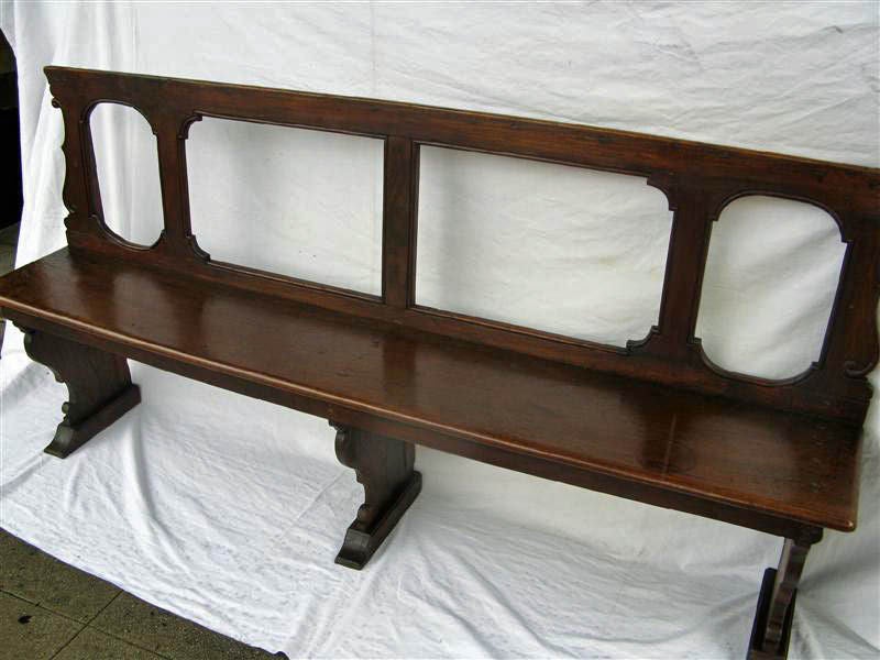 Pair of 19th C. Primitive  Benches