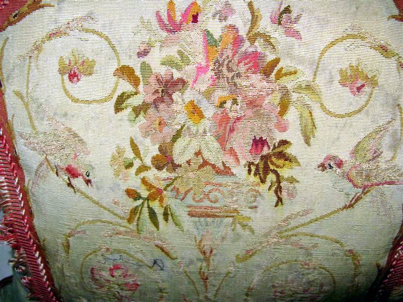French Pair of 19th Century Aubusson Pillows