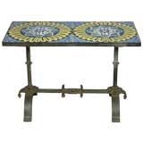 Iron and Tile Table