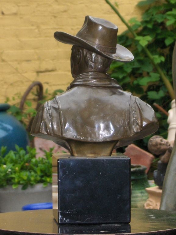 American John Wayne Bronze by Jesse Corsaut