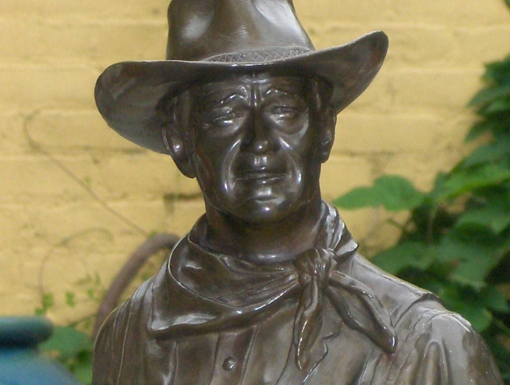 20th Century John Wayne Bronze by Jesse Corsaut