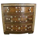 19th CENTURY INLAID CHEST OF DRAWERS
