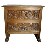 Antique WALNUT ITALIANATE CHEST