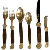 Modernist Mexican Sterling Silver Flatware