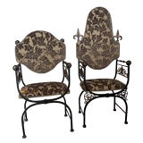 Antique Pair of Savannah Rolla Chairs