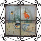 Vintage Fish Tile Panel