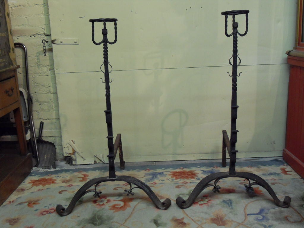 Extra Tall Andirons