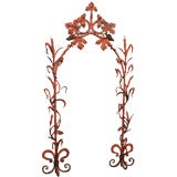 Vintage 19th Century  Wrought Iron Arch