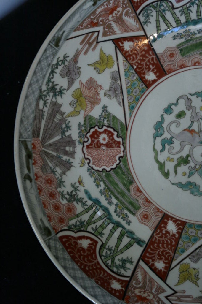 Pair of Large Imari Chargers
