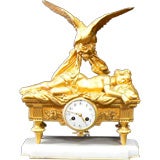 Dore Gilt Bronze Clock