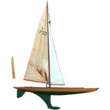 Vintage Sailing Pond Dinghy