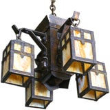 Heavy Arts and Crafts Hanging Fixture