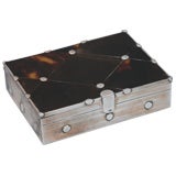 Tortoise Shell And Sterling Box by Spratling