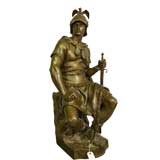 Neoclassical Bronze of Centurian THE TRIBUNE by Dubois