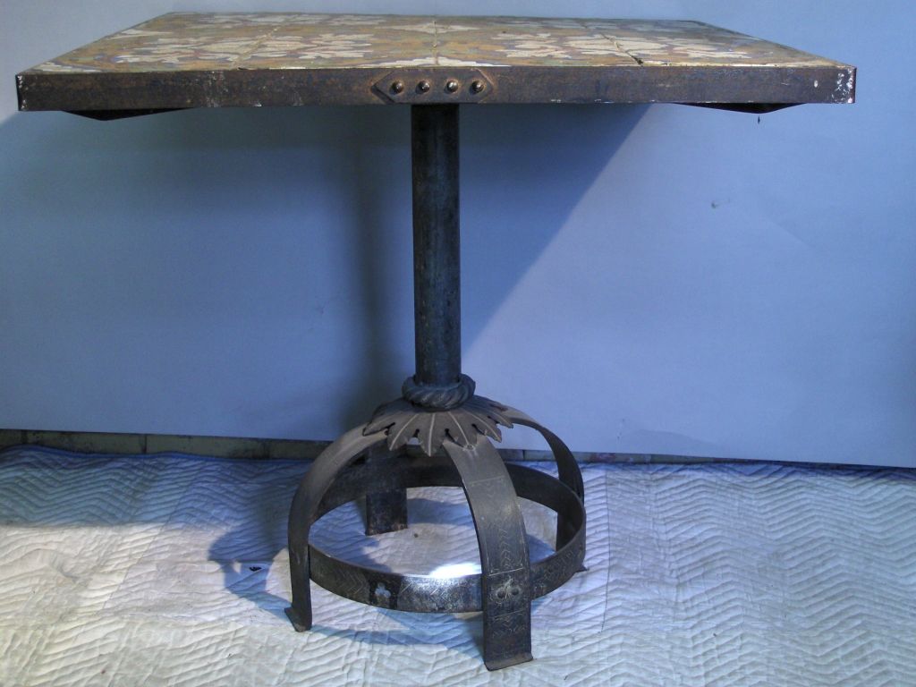 Italianate Tile Top Table