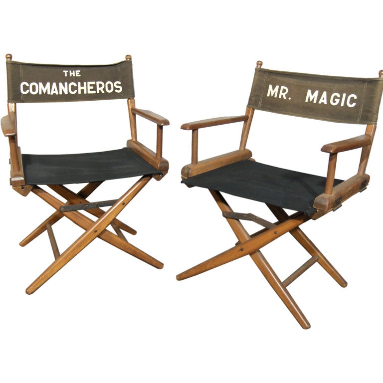 Old Hollywood Director's Chairs