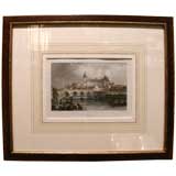 Framed Print of the French City of Gien