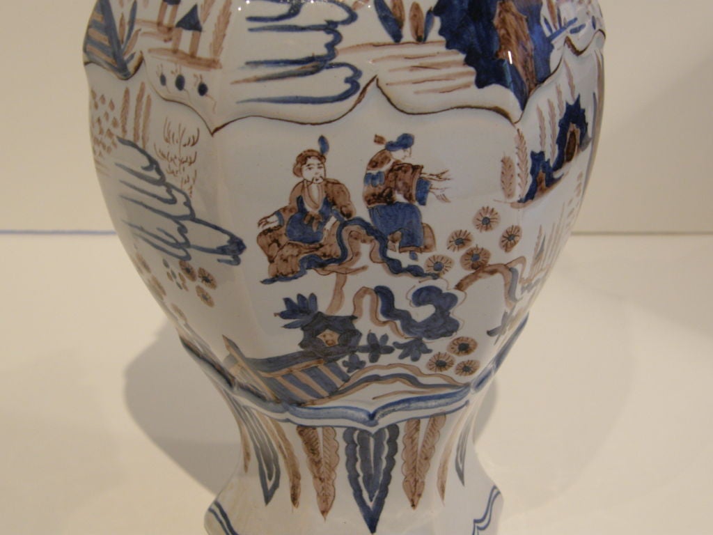 A Pair of Delft Vases