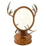 Stags Horn Dressing Table Mirror