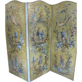 Jean Baptist style painted Screen