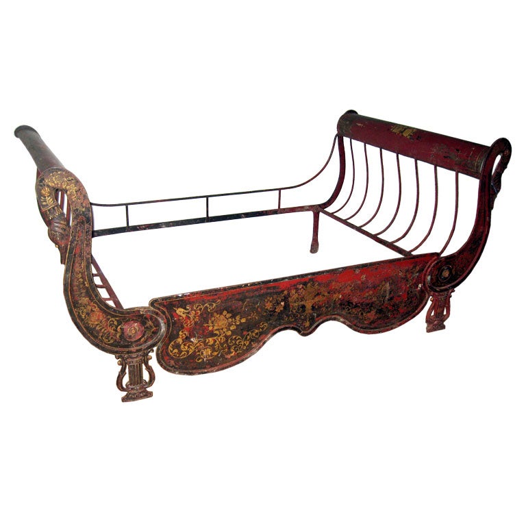Cast Iron Day Bed at 1stDibs