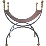 An antique neoclassical style bench
