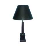 Antique Wood Column Lamp