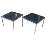 Florence Knoll Marble Endtables PAIR