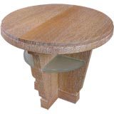 French Pickeled Oak Center Table
