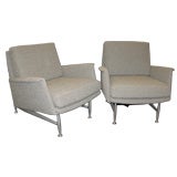 Donald Deskey Pair of Armed Club Chairs for Charak