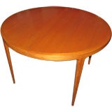 Swedish teak round dining table